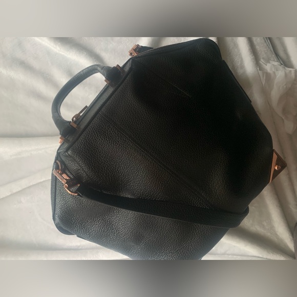 ALEXANDER WANG Pebbled Leather S Emile Bag - Black/Rose Gold - Like New! - Picture 11 of 15